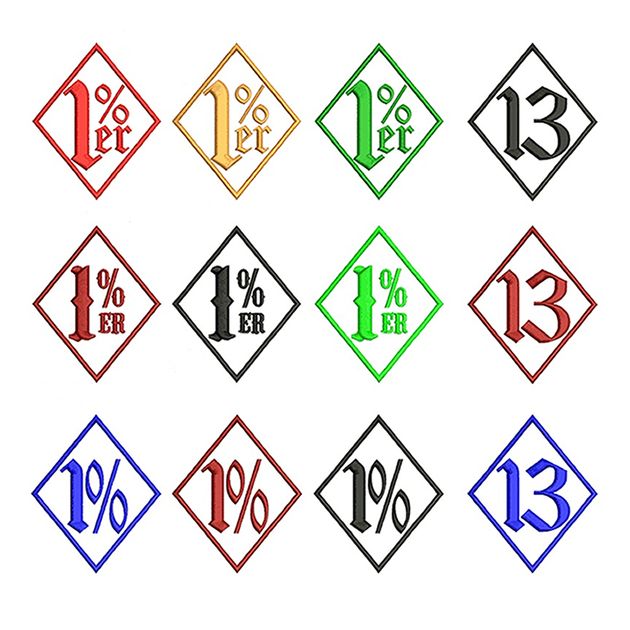 Diamond & MC Patch Ace Patches